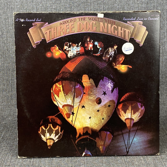 2 Vinyls - Three Dog Night Around The World Vinyl Record 1973 by ABC Records