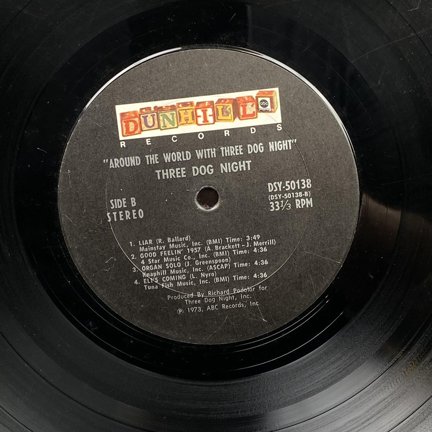 2 Vinyls - Three Dog Night Around The World Vinyl Record 1973 by ABC Records