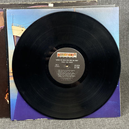 2 Vinyls - Three Dog Night Around The World Vinyl Record 1973 by ABC Records