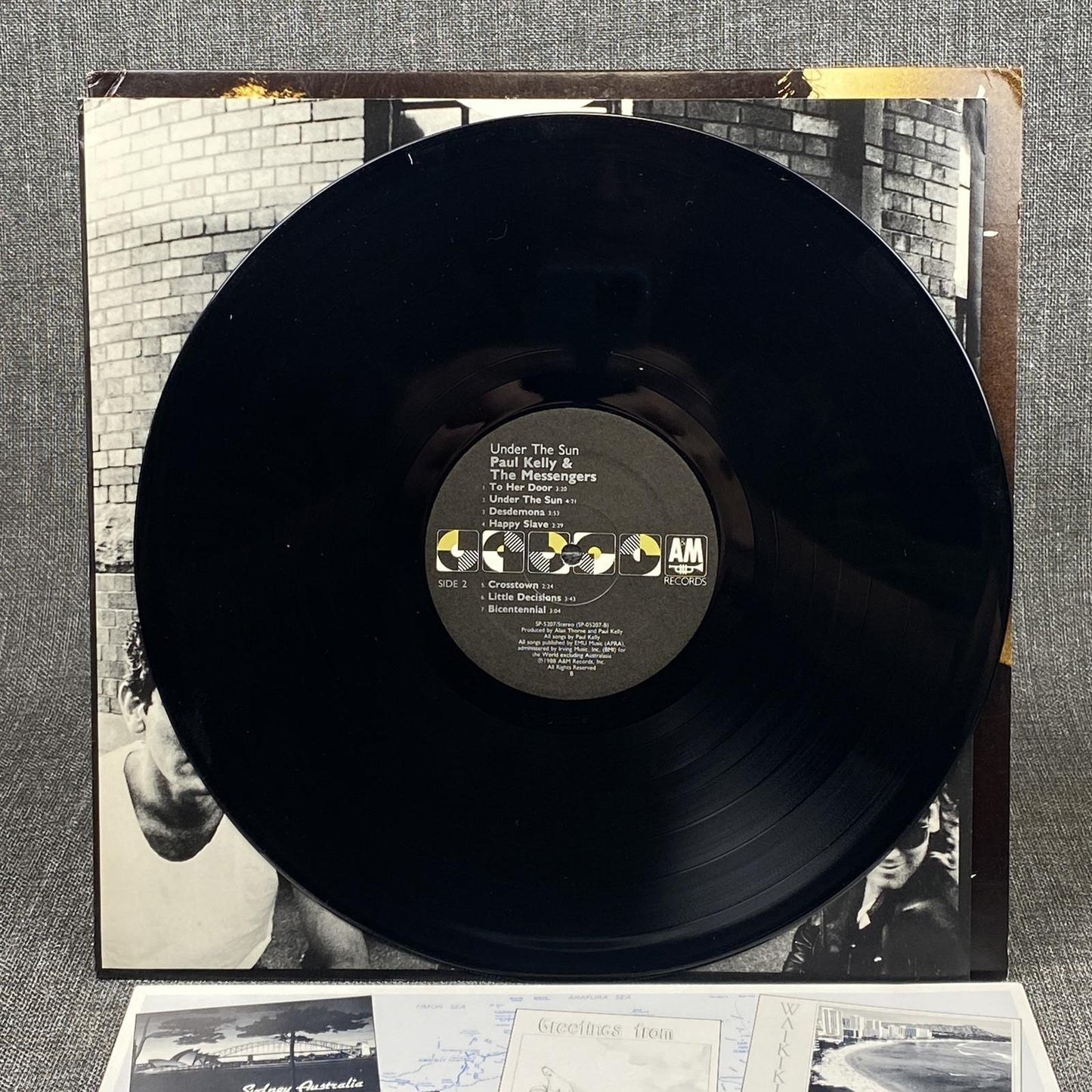 Paul Kelly & The Messenger Under the Sun Vinyl Record 1988 Promotional Vinyl LP