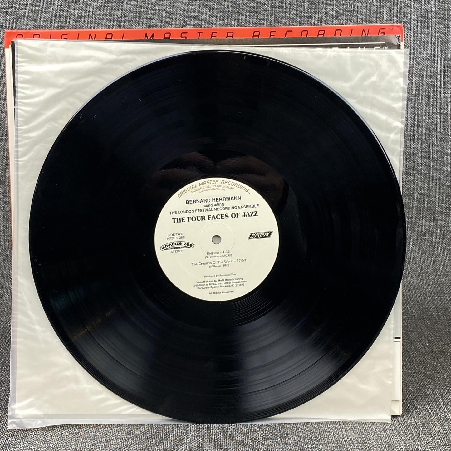 Bernard Herrmann The Four Faces of Jazz Vinyl LP Album Original Master Recording