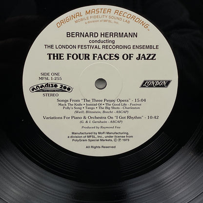 Bernard Herrmann The Four Faces of Jazz Vinyl LP Album Original Master Recording