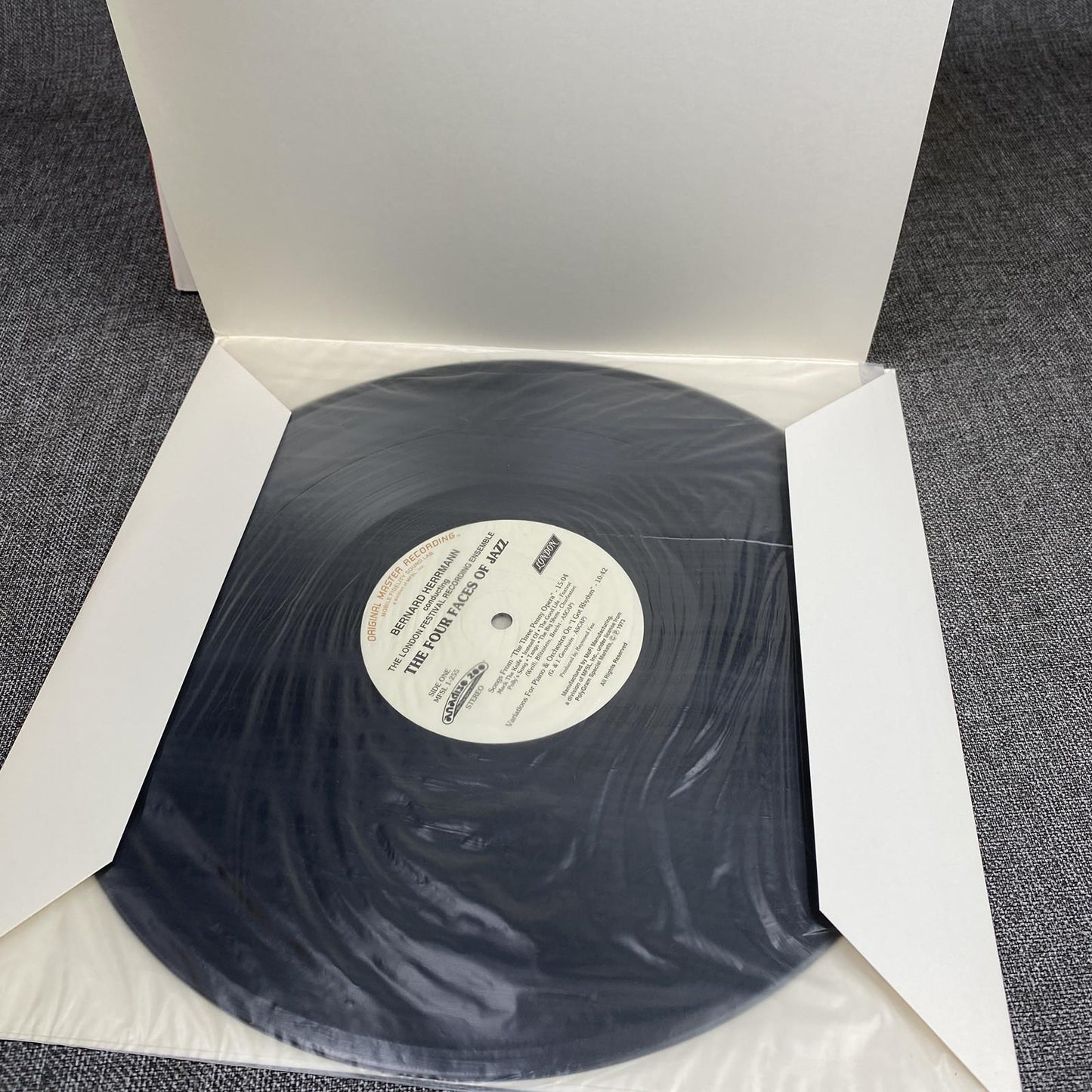 Bernard Herrmann The Four Faces of Jazz Vinyl LP Album Original Master Recording