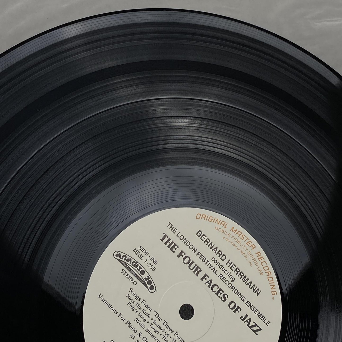 Bernard Herrmann The Four Faces of Jazz Vinyl LP Album Original Master Recording