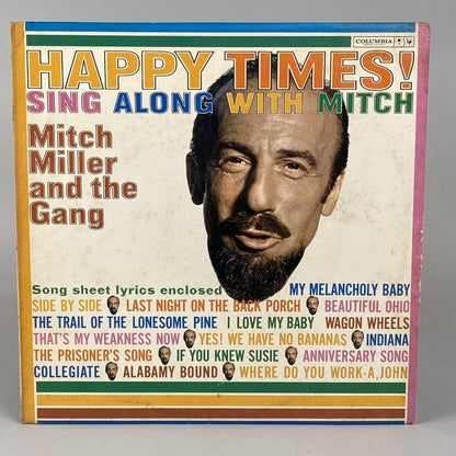 Two Vinyls - Sing Along with Mitch Happy Times Six Eye Record 12" Vinyl Six Eye