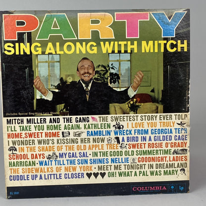 Two Vinyls - Sing Along with Mitch Happy Times Six Eye Record 12" Vinyl Six Eye
