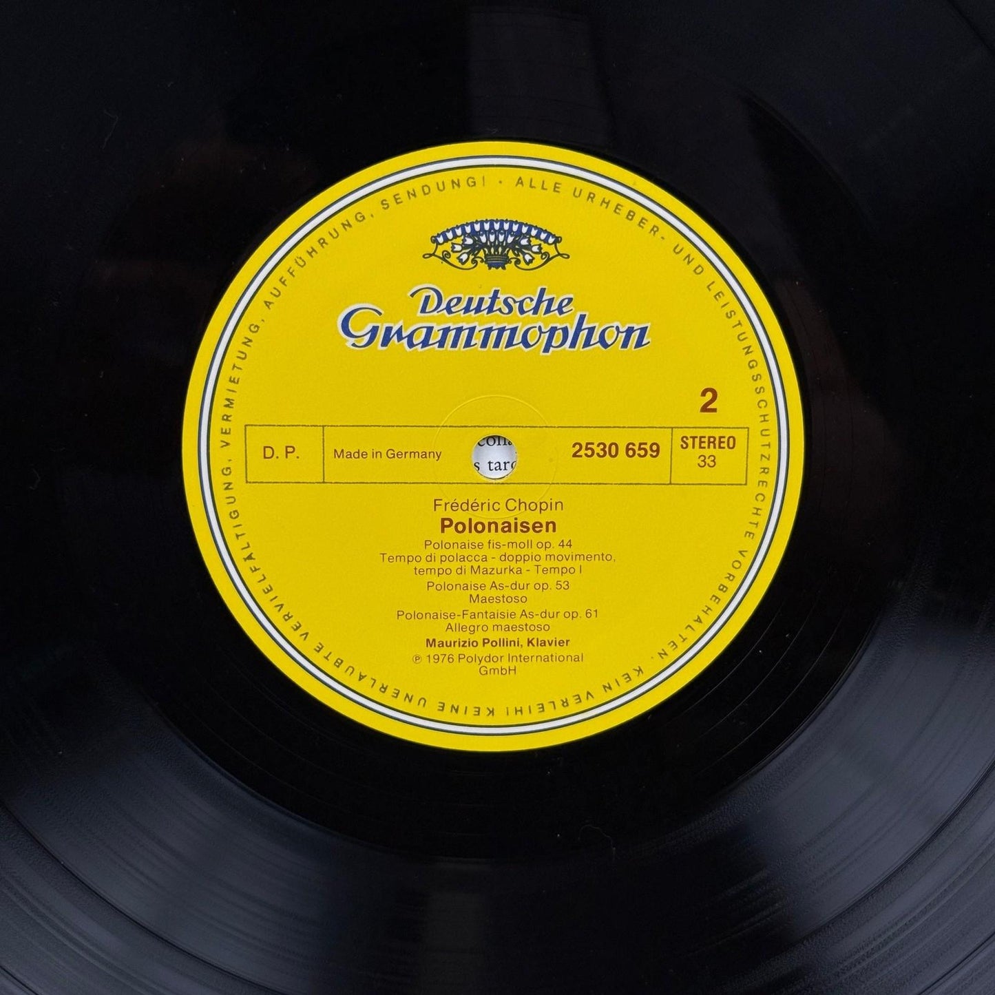 Chopin Polonaises Maurizio Pollini Vinyl LP 12" - NEAR MINT