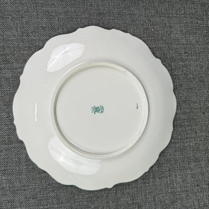 Vintage  Coalport England Pedestal Compote Dish – Hand Painted Floral, Gold Gilt