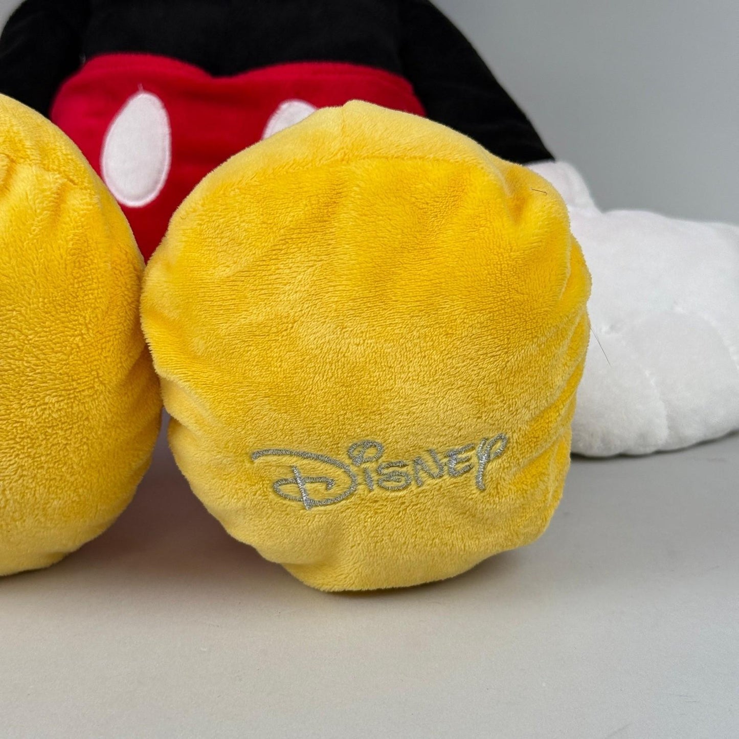 Disney Mickey Mouse Plush Kids 24" Red Yellow Large Stuffed Animal - EXCELLENT