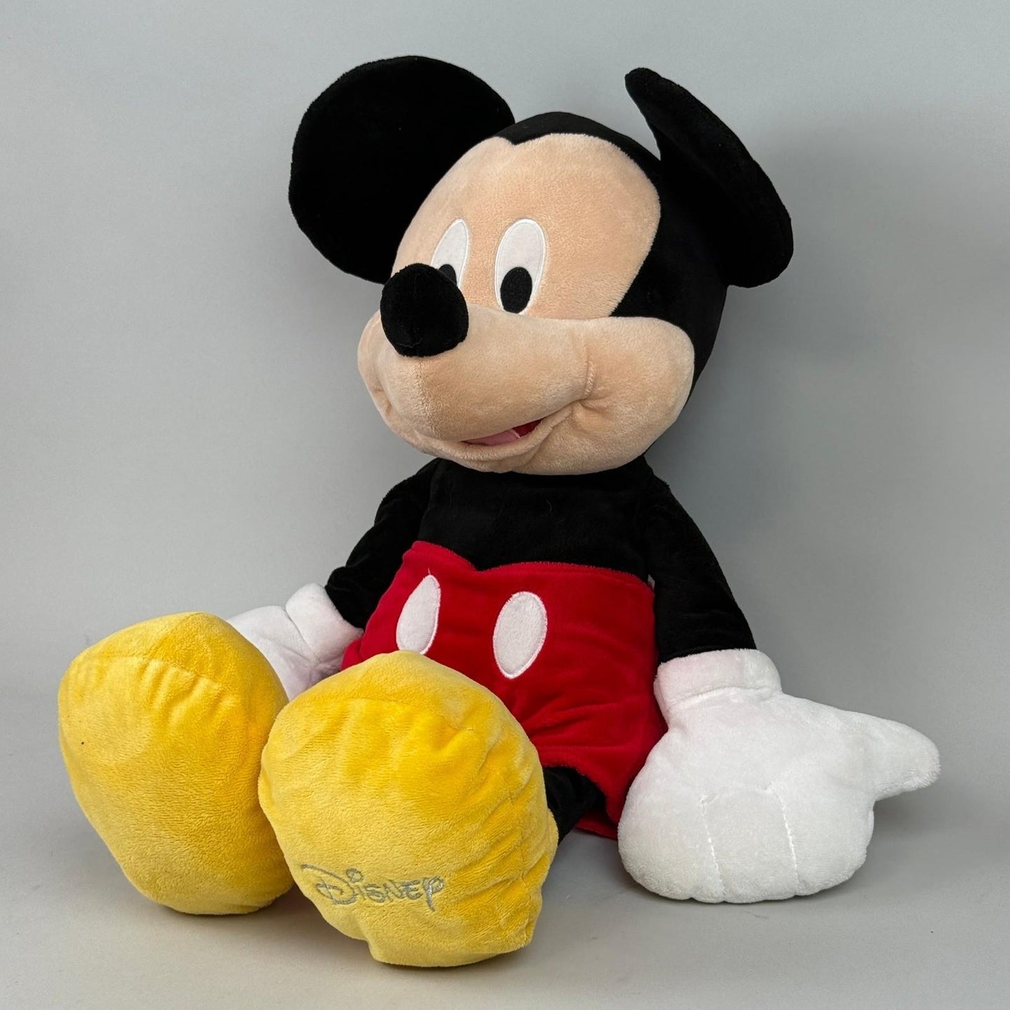 Disney Mickey Mouse Plush Kids 24" Red Yellow Large Stuffed Animal - EXCELLENT