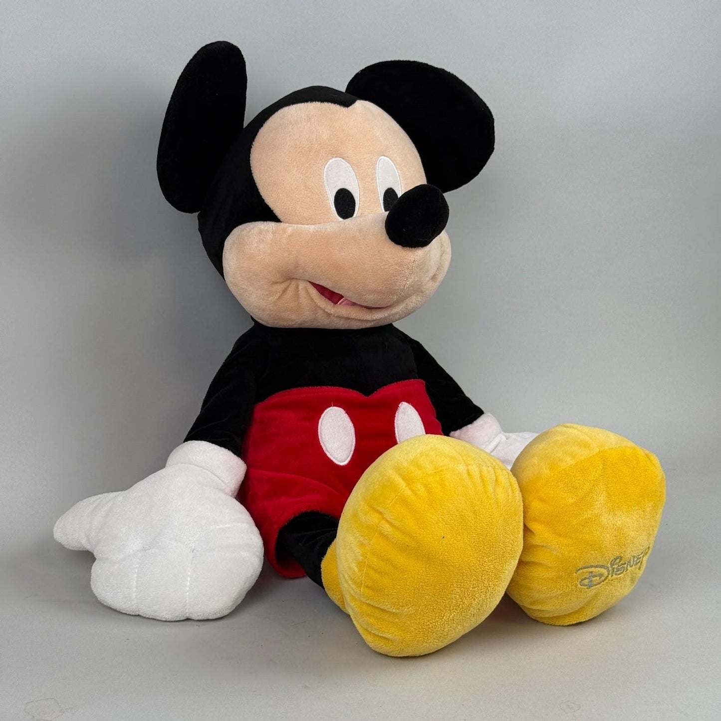 Disney Mickey Mouse Plush Kids 24" Red Yellow Large Stuffed Animal - EXCELLENT