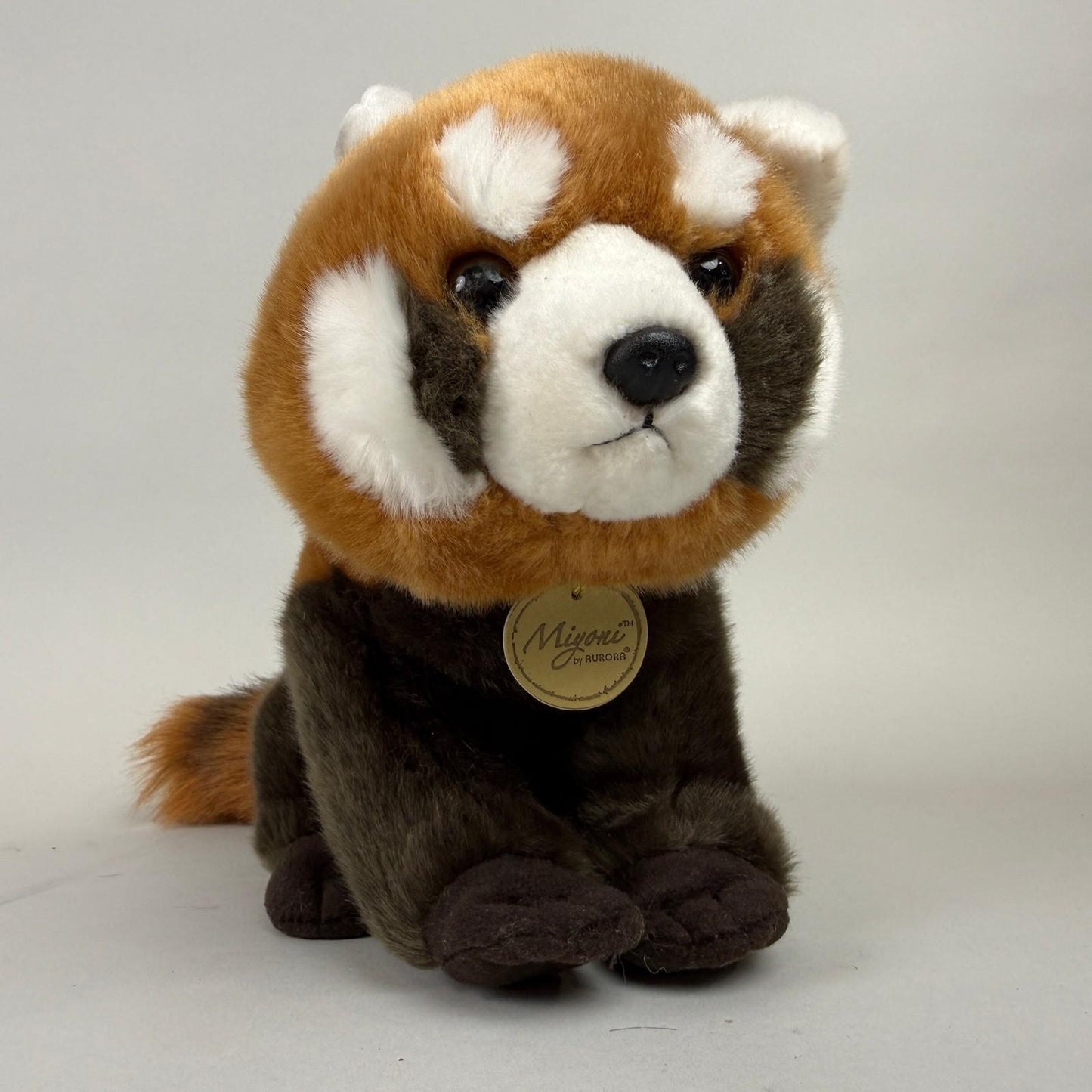Aurora Miyoni Red Panda Plush Toy 12" Brown White Orange Excellent Ringed Tail