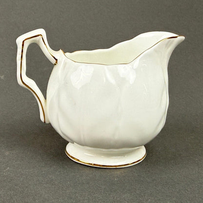 Aynsley Pembroke Bone China Set 3pc White Bird Floral Gold Trim