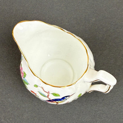 Aynsley Pembroke Bone China Set 3pc White Bird Floral Gold Trim