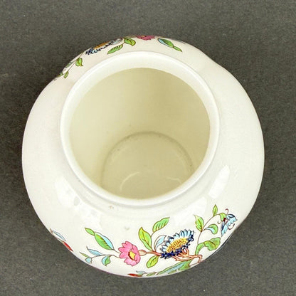 Aynsley Pembroke Bone China Set 3pc White Bird Floral Gold Trim