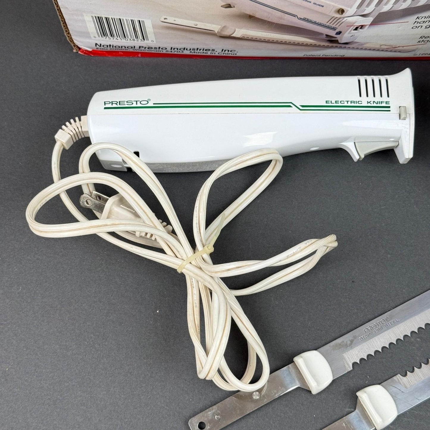 Presto Bread Slicing System Electric Knife Vintage Kitchen Tool - TESTED