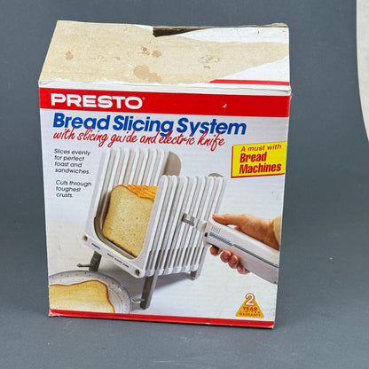 Presto Bread Slicing System Electric Knife Vintage Kitchen Tool - TESTED