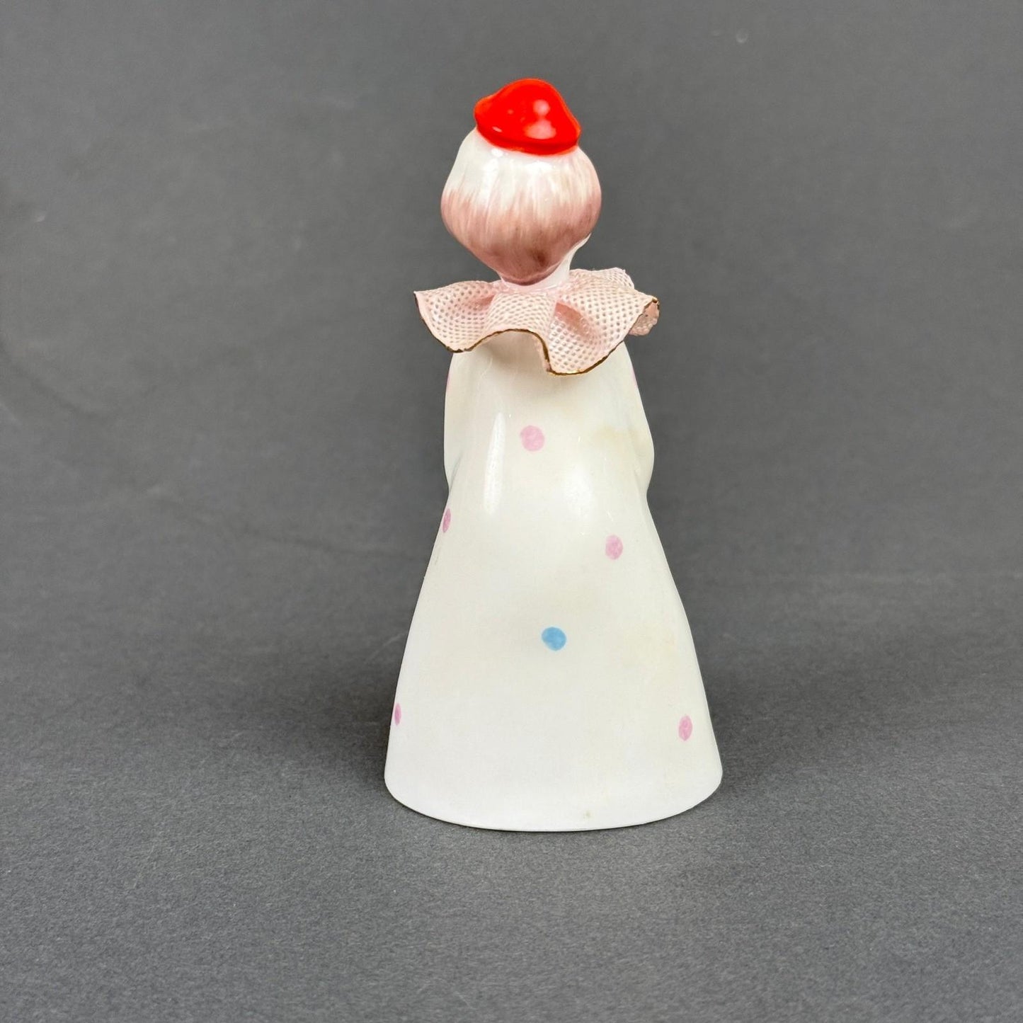 Enesco Clown Bell 1979 Maruri Masterpiece Polka Dot Vintage