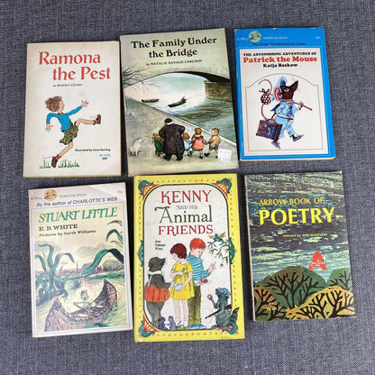 Lot of Children's Reader Books: Steward Little, Patrick the Mouse, and More