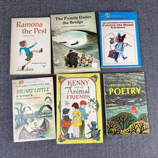 Lot of Children's Reader Books: Steward Little, Patrick the Mouse, and More
