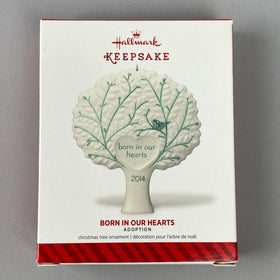 Hallmark Born In Our Hearts 2014 Adoption Family Tree Ornament