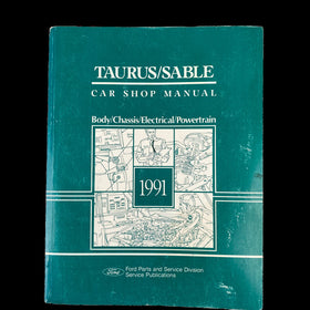 1991 Ford TAURUS/SABLE Car Shop Manual body/chassis/electrical/powertrain