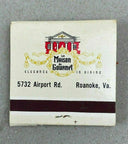 Vintage La Maison du Gourmet Matches Matchbook Roanoke, Virginia