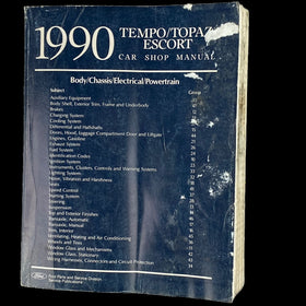 1990 Ford Tempo/Topaz Escort Car Shop Manual