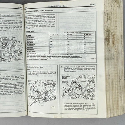 1990 Ford Tempo/Topaz Escort Car Shop Manual