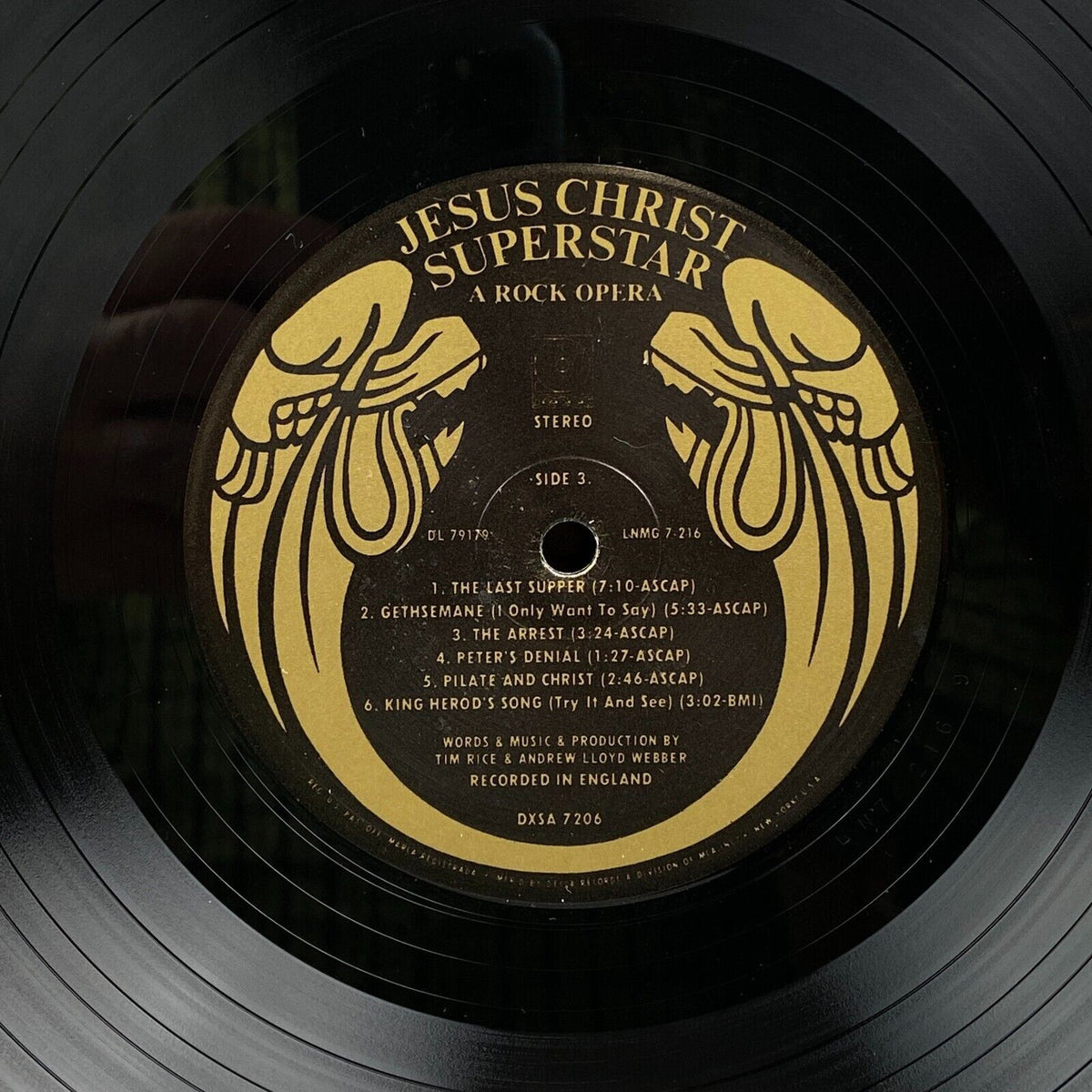 2 Vinyl Record Set - Jesus Christ Superstar - A Rock Opera