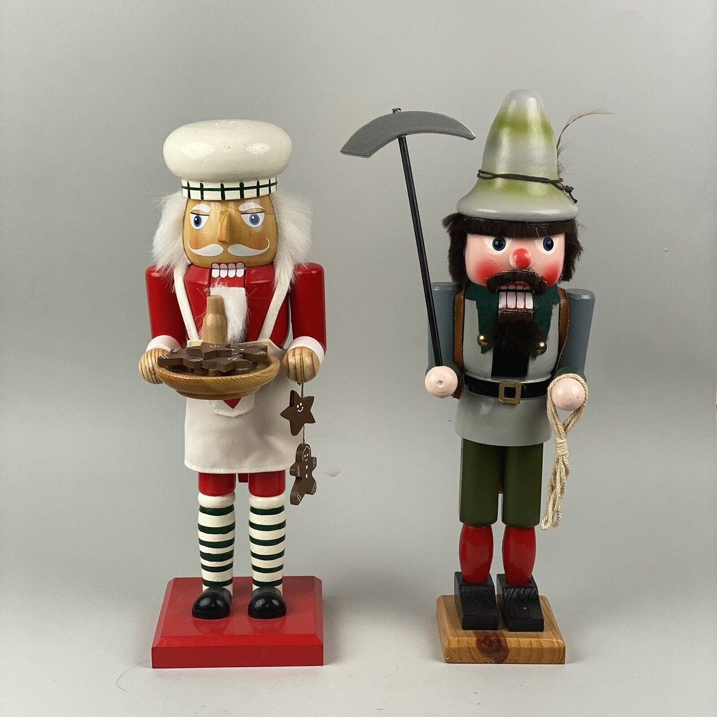 Wooden Nutcrackers Santa Christmas 14" tall