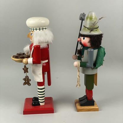 Wooden Nutcrackers Santa Christmas 14" tall