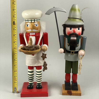 Wooden Nutcrackers Santa Christmas 14" tall