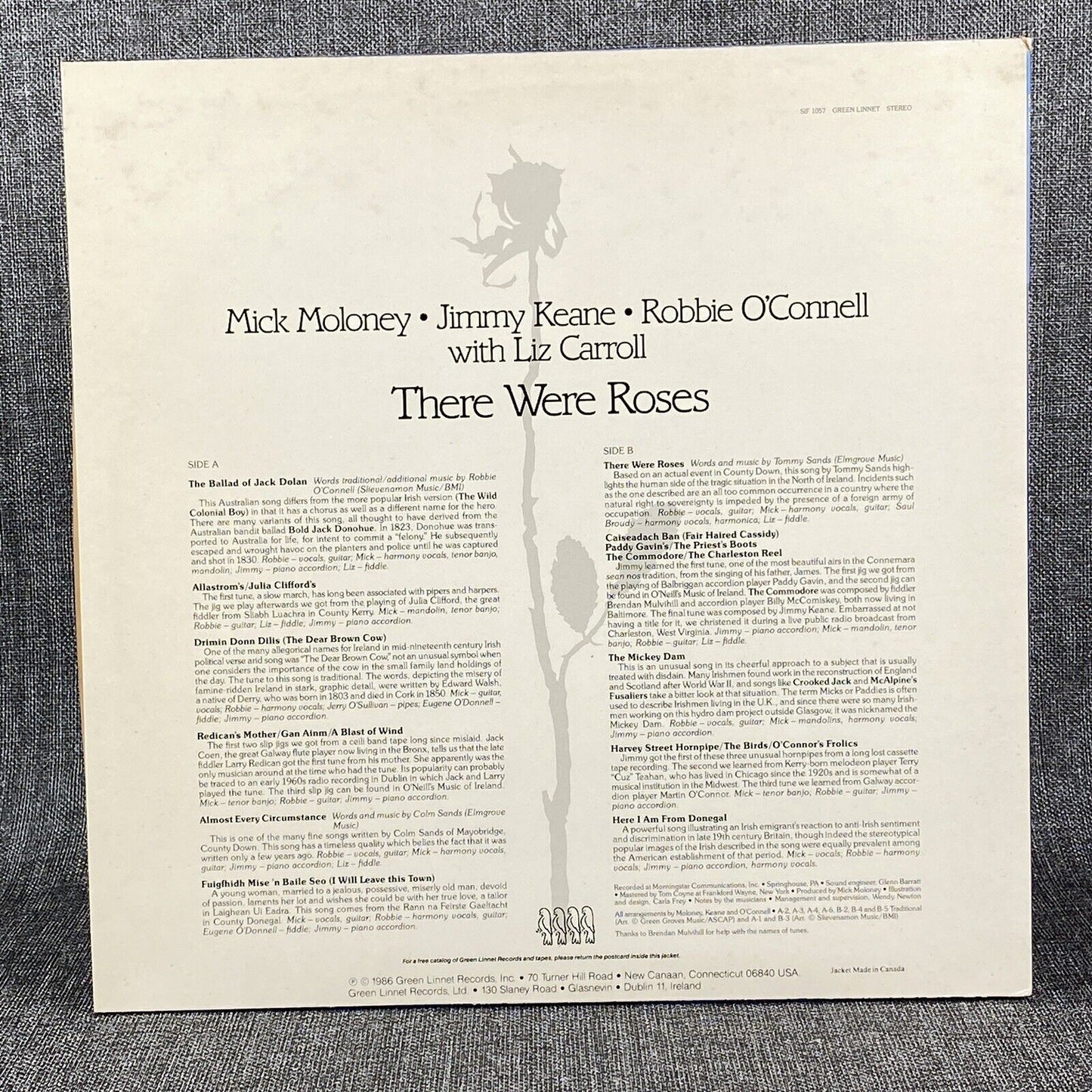 There Were Roses M. Moloney, J. Keane, R. O'Connell, Vinyl Record - near MINT
