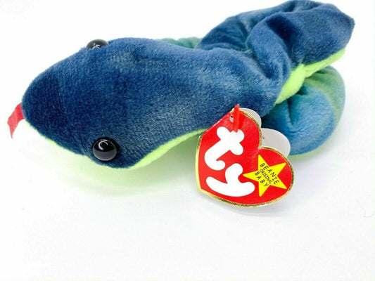 Ty Beanie baby Hissy Snake 1997 (Error on Tags) Plush Stuffed Animals