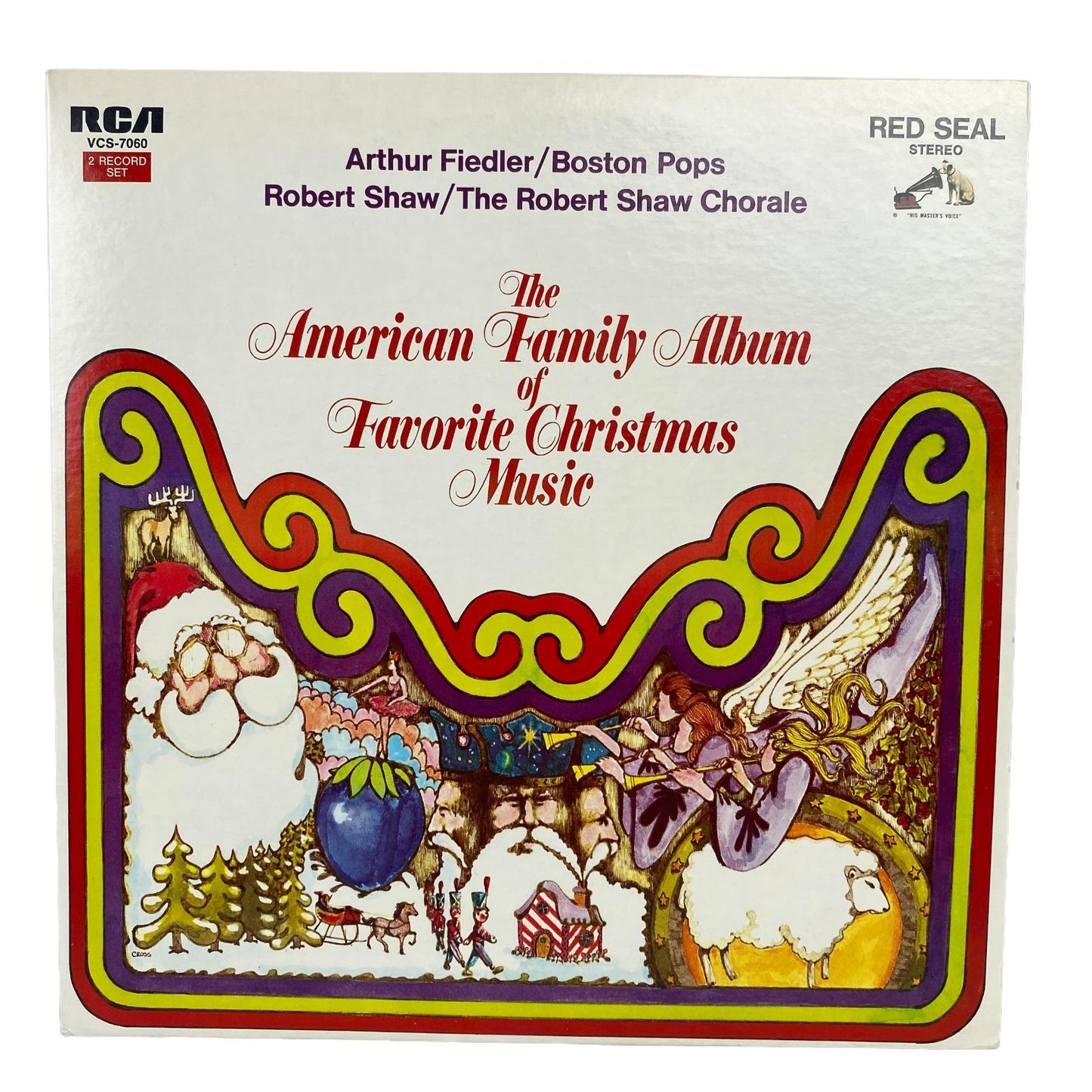 The American Family Album of Favorite Christmas Music Vinyl Record Near Mint