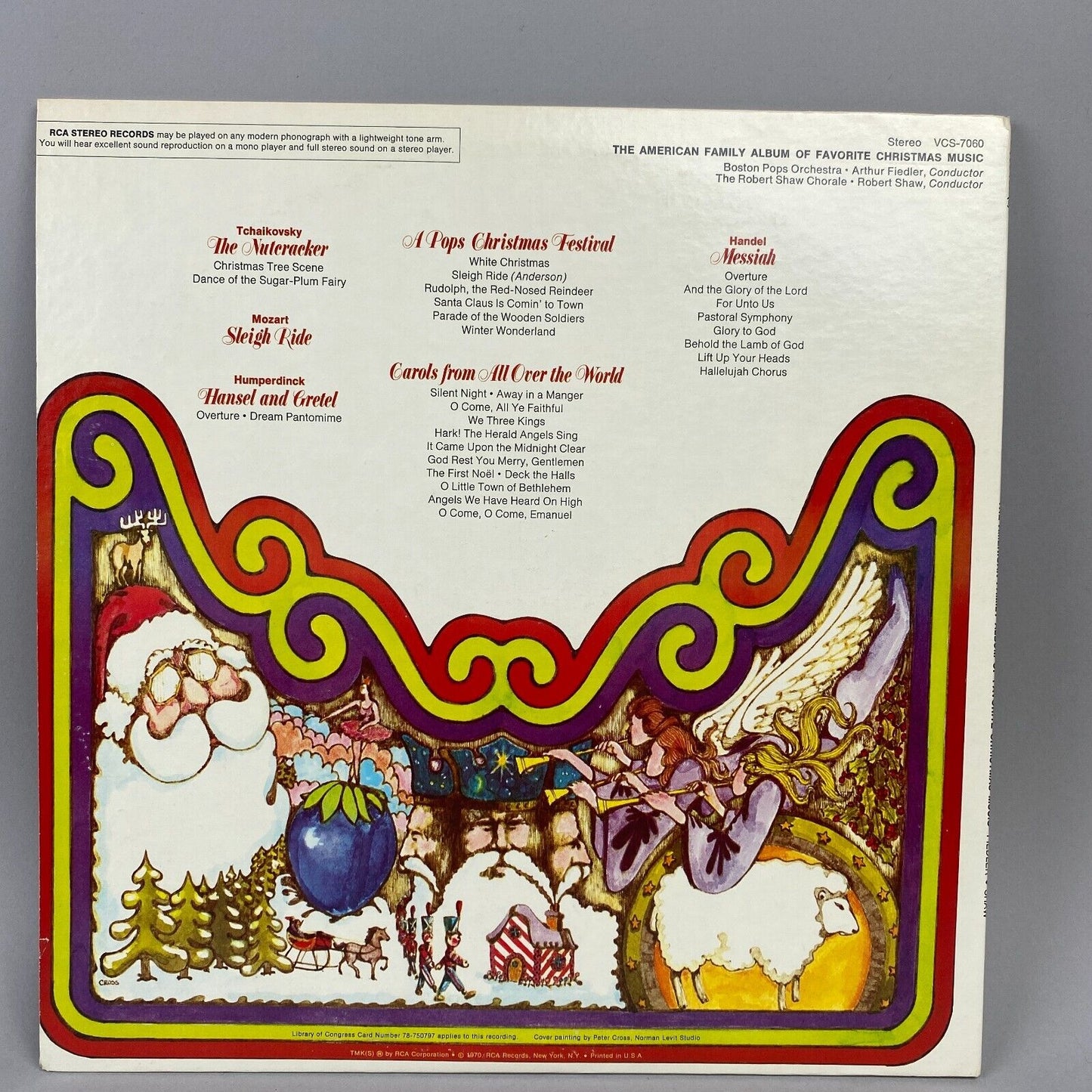 The American Family Album of Favorite Christmas Music Vinyl Record Near Mint
