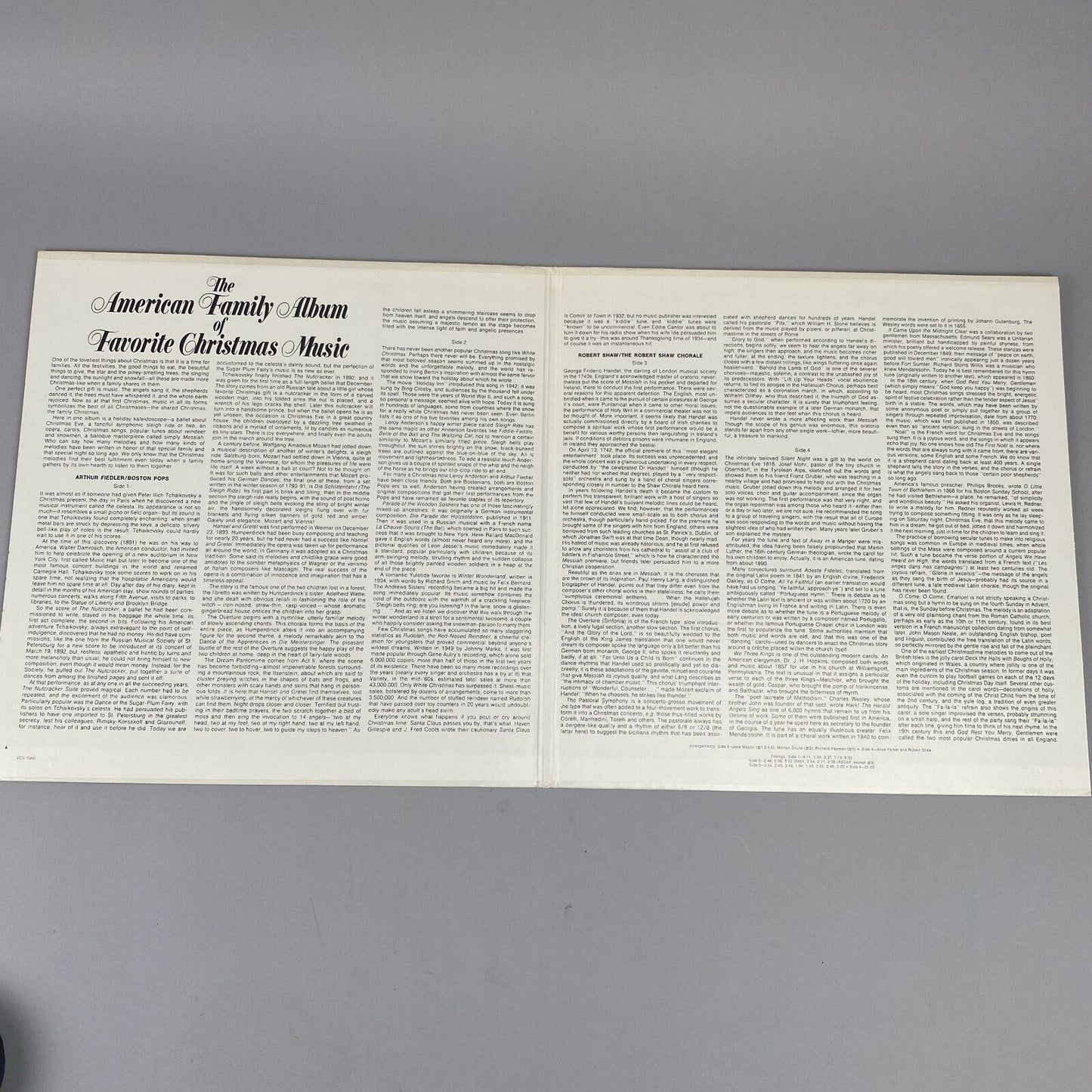 The American Family Album of Favorite Christmas Music Vinyl Record Near Mint