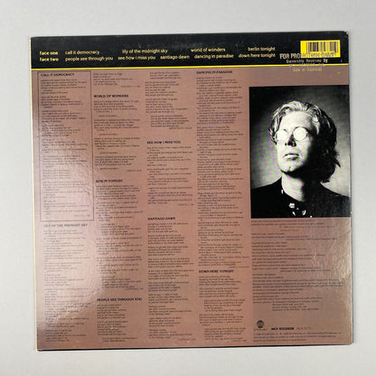 World of Wonders - Bruce Cockburn Promotional Vinyl Record, Near Mint Condition