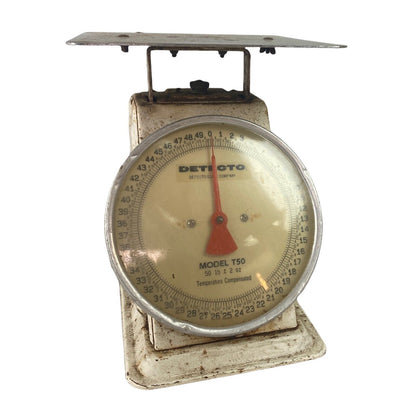 Detecto Top Load Scale 50lb  w/Enamel Finish (Rustic)