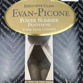 Evan Picone Power Slimmer Pantyhose, Navy Blue Medium