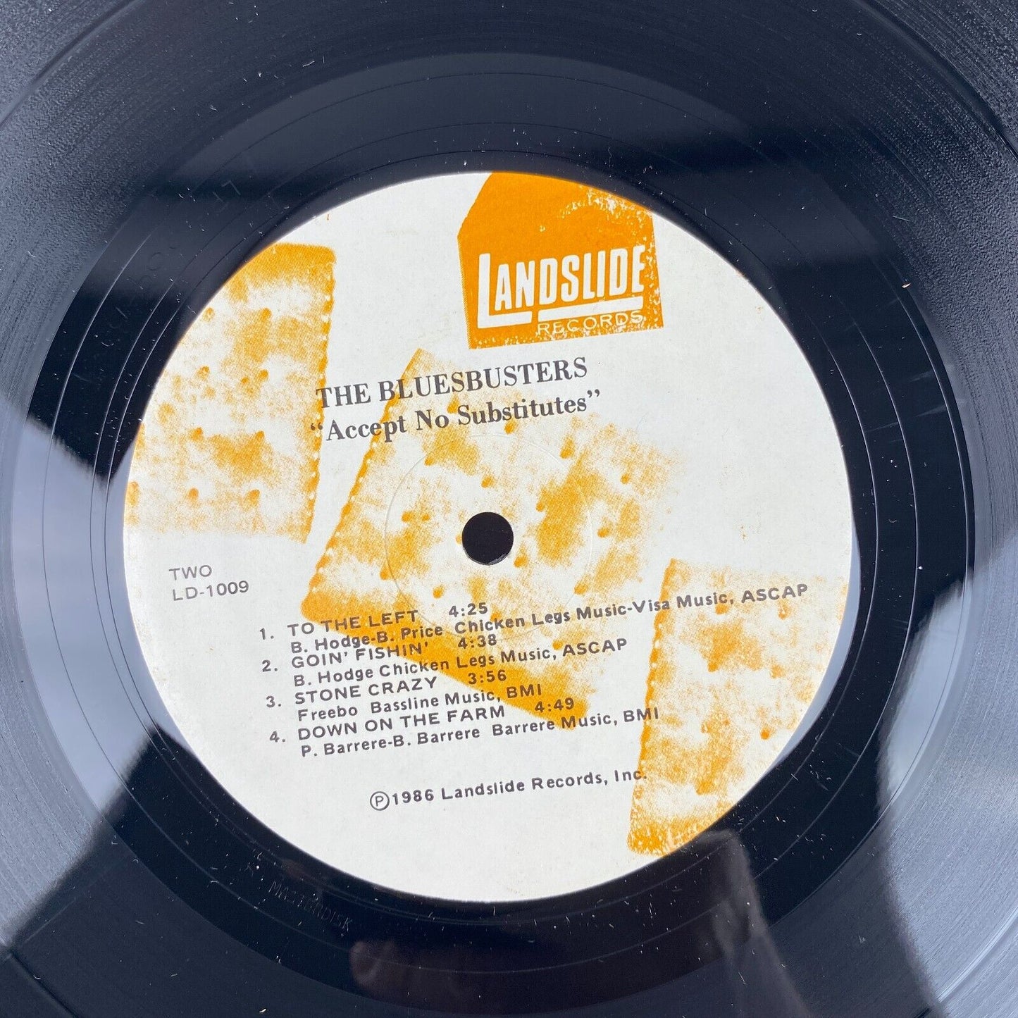 The Bluebusters - Accept No Substitute Promotional Record, Near Mint Condition