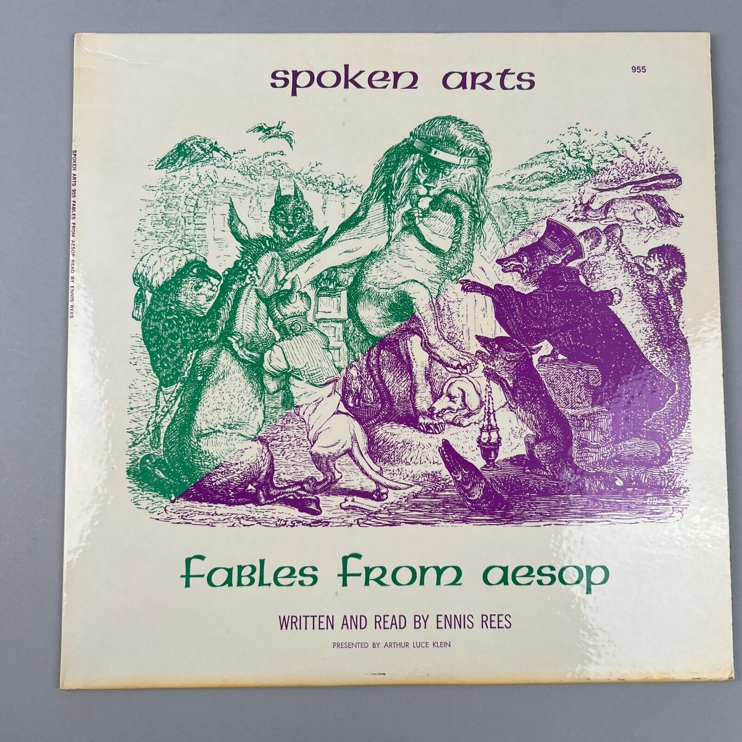 Signed Fables From Aesop - Ennis Rees Vinyl Record