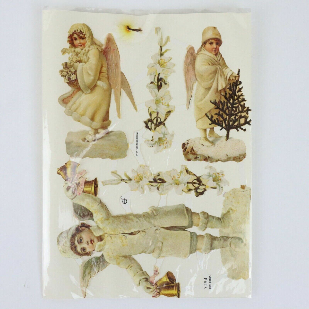 German Die Cut Angel #7154 (Printed in Germany)