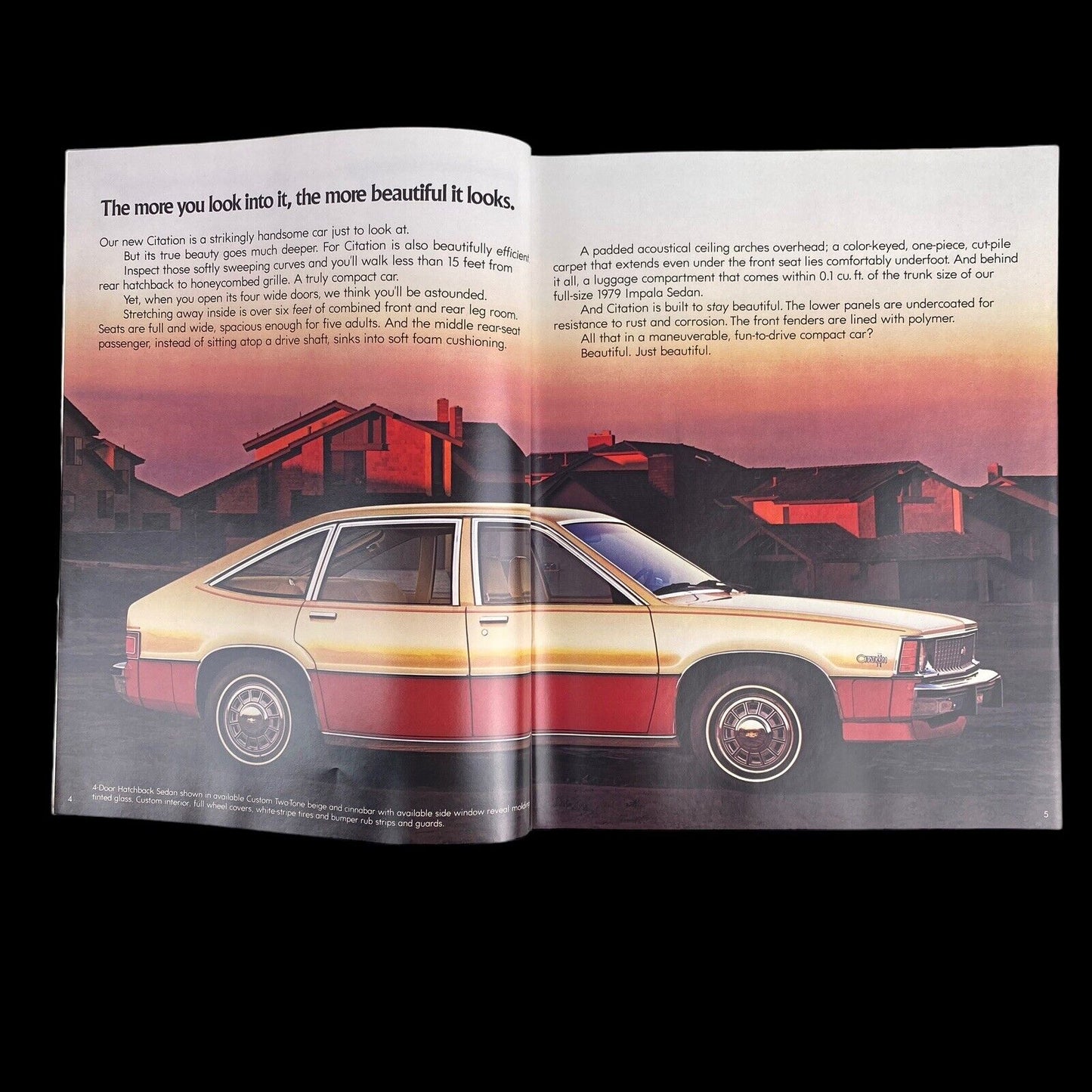 1979 Chevrolet Citation "First Chevy of the 80s" Advertising Brochure !!23 Pages