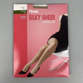 Hanes Pantyhose Control Sandalfoot Top Buff Size EF Style OG071