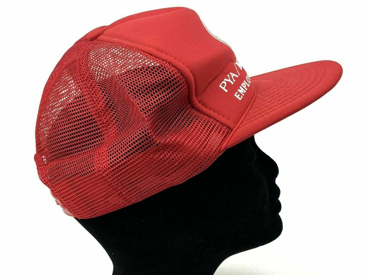 Vintage Speedway Pya/Monarch, Inc. Employee Day 1990 Red Mesh Hat