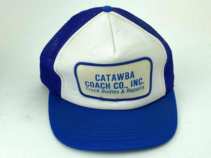 Vintage Sportcap Mesh Snap-back Hat Catawba Coach Co. Inc Truck bodies & Repairs