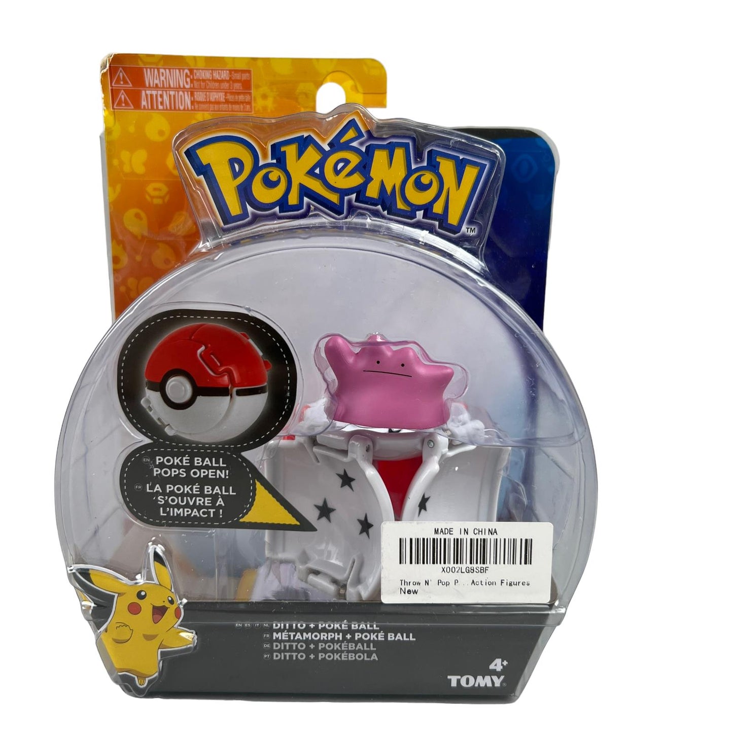 New Tomy Pokemon Poke Ball Opens Ditto