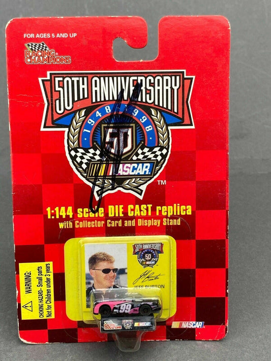 SIGNED - Jeff Burton Interstate Batteries 1/144 Original Packaging with Serial #